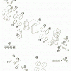 85 SX 17/14 CHASSIS Тормозной суппорт передний