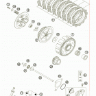250 SX-F ENGINE Сцепление