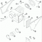 625 SXC CHASSIS 2006 Фильтр воздушный