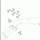 450 EXC-G RACING USA CHASSIS Выпускной коллектор