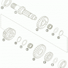 525 XC-G RACING USA ENGINE Трансмиссия 1