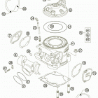 250 SX Головка цилиндра