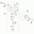 50 MINI ADVENTURE ENGINE Сцепление