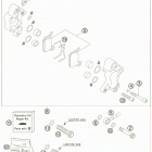 50 SX SEN Тормозной суппорт передний