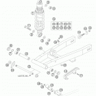 50 SX CHASSIS Swingarm, monoshock