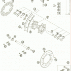 450 SX Заднее колесо