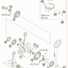 450 SX Коленвал и поршень