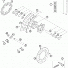 450 SMR Заднее колесо