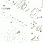 50 SX JUNIOR CHASSIS Заднее колесо