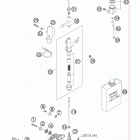 625 SXC CHASSIS 2006 Тормозной цилиндр задний