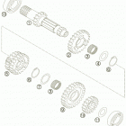 560 SMR Трансмиссия-ведомый вал