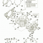 250 SX-F ENGINE Картер двигателя