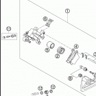 450 EXC-G RACING USA CHASSIS Задний суппорт тормозной