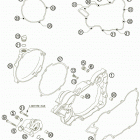 200 XC ENGINE Кожух сцепления