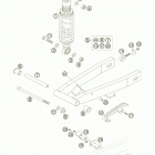 50 SX JUNIOR CHASSIS Swingarm, monoshock