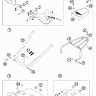 625 SXC CHASSIS 2006 Attachment parts