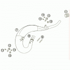 200 XC CHASSIS Глушитель