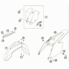 125 SX Обтекатель , крылья