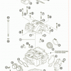 525 SX Головка цилиндра