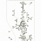 200 XC ENGINE Carburetor keihin pwk