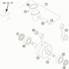 50 SX SEN Коленвал и поршень