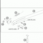 450 EXC-G RACING USA CHASSIS Подножка