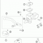 50 SX CHASSIS Главный цилиндр тормозной