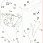 450 XC-G RACING USA CHASSIS Бак,сидение