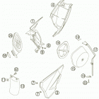 85 SX 17/14 CHASSIS Фильтр воздушный