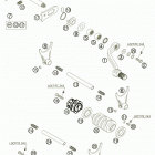 525 XC-G RACING USA ENGINE Mechanism    part number