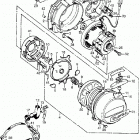 ATC90K2 Left crankcase cover  @ alternator @ starter