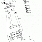 ATC70K1 Front fork @ front fender