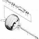 ATC90K2 Front wheel @ axle
