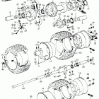 ATC70K1 Front wheel @ rear wheel