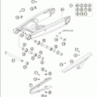 950 SUPERMOTO Swingarm 950 / 2005