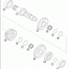 450/525 MXC RACING Transmission i - main shaft 400-525 exc + mxc (eu)...