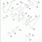 625 SXC Air filter box 625 / 2005