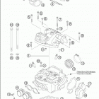 450/525 MXC RACING Cylinder head 450 / 525 sx + smr  /  2005