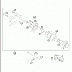 65 SX Brake caliper rear formula 65 sx  /  2005