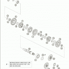 950 SUPERMOTO Transmission ii - countershaft 950  /  2005 getrie...
