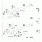 450/525 MXC RACING Side stand 250-525 exc + mxc  /  2005