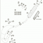 85 SX Exhaust system 85 sx  /  2005