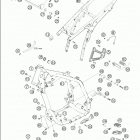 640 LC4 ENDURO Frame · sub frame 640 / 2005