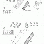 125 SX Exhaust silencer 125 / 2005