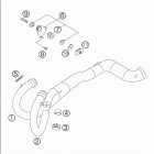 625 SXC Exhaust pipes 625 / 2005