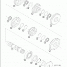 450/525 MXC RACING Transmission ii - countershaft 400-525 exc + mxc (...