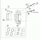 450 SMR Brake caliper front fte 450-525 / 2005