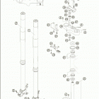 640 ADVENTURE Front fork wp usd 48 640 / 2005