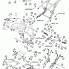 950 ADVENTURE US Frame, sub frame, engine protector 950