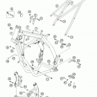 125 SX Frame · sub frame 125-200 / 2005